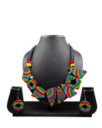 Designer Terracotta Necklace & Earring Set